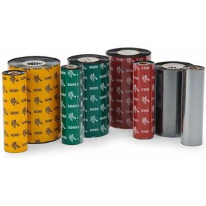 Zebra - 5095 - Etiketteringstape - Zwart - Harslint - 110 mm x 74 m