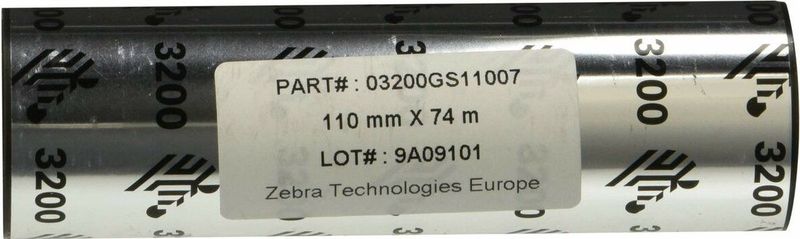 Zebra - 3200 - Wax/Hars Ribbon - 110 mm x 74 m - Origineel