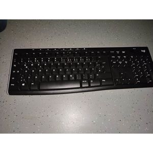 Logitech K270 (DE, Draadloze), Toetsenbord, Zwart