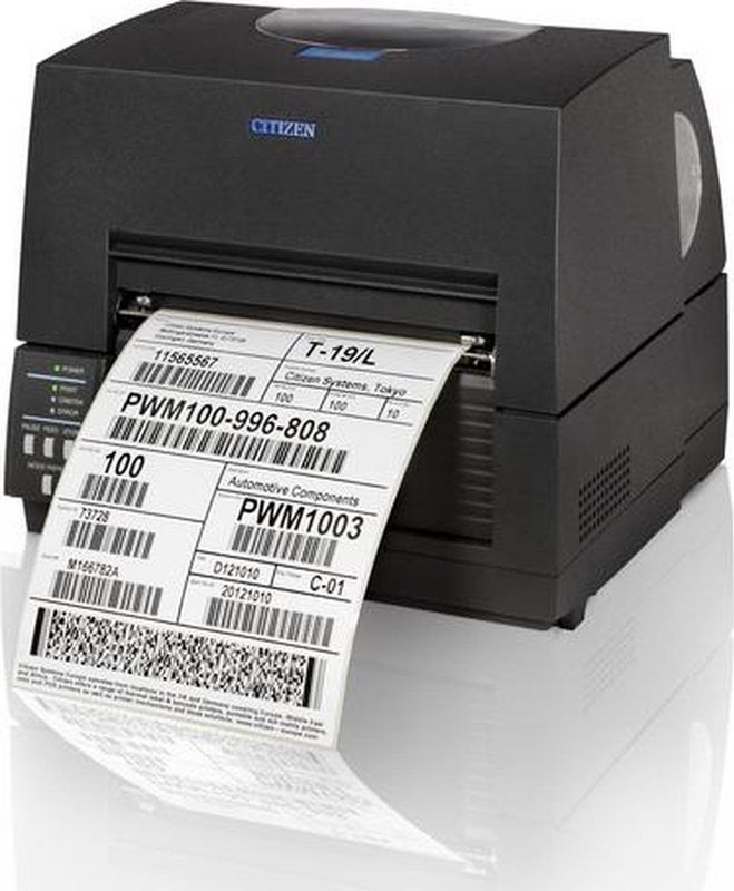 Citizen - CL-S6621 - Labelprinter - Zwart - Kunststof Behuizing - Hoge Afdruksnelheid
