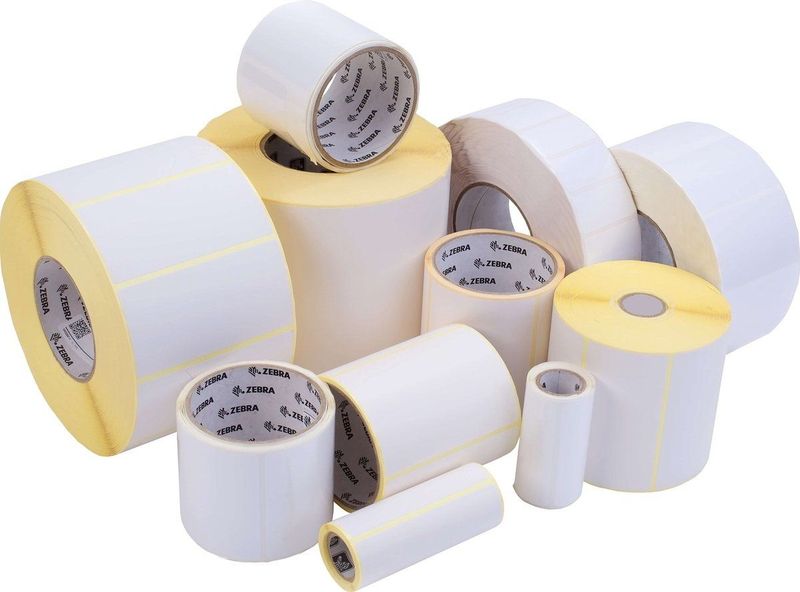 Zebra - Z-Select 2000T - Etiketten - Wit - 76x51mm - 1370 per Rol