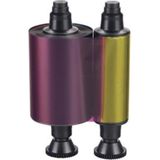 Evolis - YMCKO Band - Geel Groen Paars - Etiketteringstape