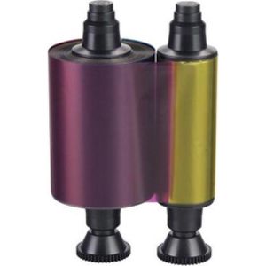 Evolis - YMCKO Band - Geel Groen Paars - Etiketteringstape