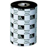 Zebra - 5555 - Wax/Hars Ribbon - Zwart - 110 mm x 30 m - 10 Ribbons