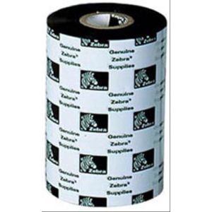 Zebra - 5555 - Wax/Hars Ribbon - Zwart - 110 mm x 30 m - 10 Ribbons