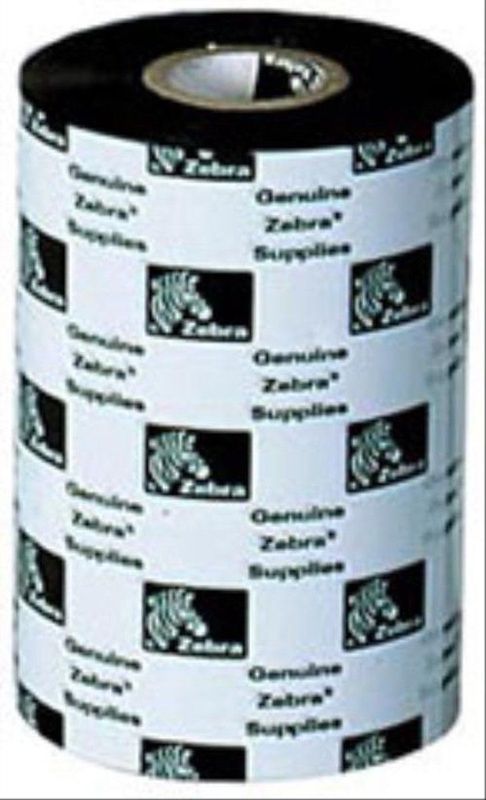 Zebra - 5555 - Wax/Hars Ribbon - Zwart - 110 mm x 30 m - 10 Ribbons