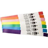 Zebra - Z-Band Splash - Polsbandjes - Geel - 25 x 254 mm - 350 Stuks