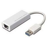 MicroConnect - Netwerkadapter - Wit - USB 3.0 - RJ45/LAN