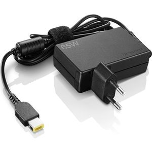 Lenovo AC Adapter 65W Ultraportabel (65 W), Voeding voor notebooks, Zwart