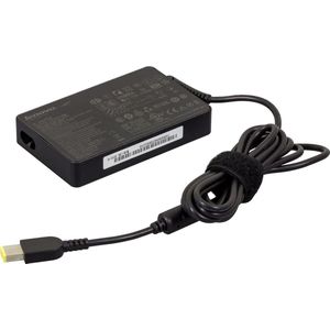 Lenovo ThinkPad 65W Slanke AC Adapter (Slim Tip) (65 W), Voeding voor notebooks, Zwart