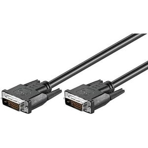 Microconnect DVI-D 24+1-Pin 0,5 m M-M Black Marque