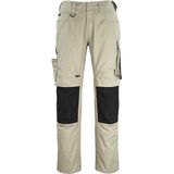 Mascot - Unique Broek - Lichtkhaki/Zwart - TENCEL® - Kniezakken