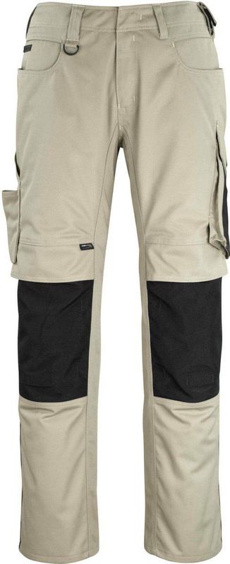 Mascot - Unique Broek - Lichtkhaki/Zwart - TENCEL® - Kniezakken