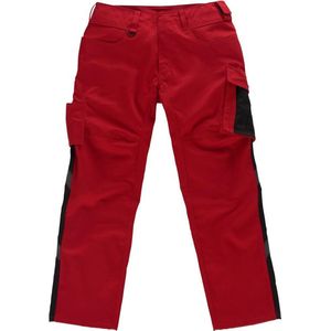 Mascot Unique Broek met dijbeenzakken 12579-442 - Rood/Zwart