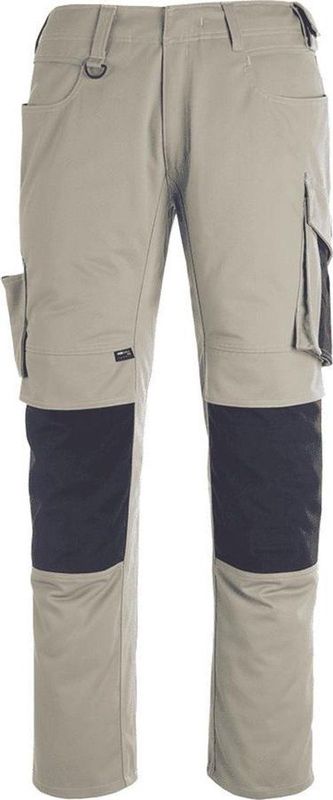 Mascot Unique Broek met kniezakken 12679-442 - lichtkhaki/zwart
