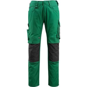Mascot Unique Broek met kniezakken 12679-442 - Groen/Zwart