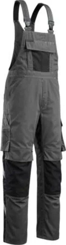 Mascot 12169-442 Amerikaanse overall met kniezakken Donkerantraciet/Zwart maat 76C46