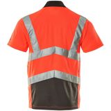 Mascot Safe Young Poloshirt 50117-949 - hi-vis rood donkerantraciet