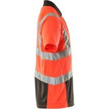 Mascot Safe Young Poloshirt 50117-949 - hi-vis rood donkerantraciet