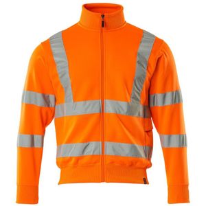 Mascot Safe Classic Sweatshirt met rits 50115-950 - Hi-Vis oranje - 2XL