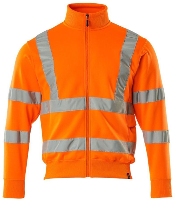 Mascot Safe Classic Sweatshirt met rits 50115-950 - Hi-Vis oranje - 2XL