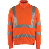 Mascot Safe Classic Sweatshirt met rits 50115-950 - Hi-Vis oranje - 2XL