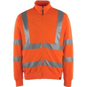 Mascot Safe Classic Sweatshirt met rits 50115-950 - Hi-Vis oranje - 2XL