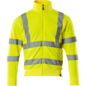 Mascot Safe Classic Sweatshirt met rits 50115-950 - Hi-Vis geel - L