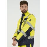 Werkjas - Tweekleurig - Fluorescerend - 55% Modacryl/39% Katoen/5% Polyamide/1% Koolstofvezels