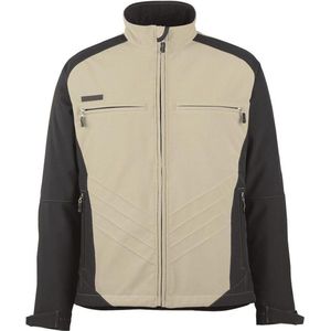 MASCOT® Herren Softshelljacke DRESDEN khaki, schwarz Größe 4XL