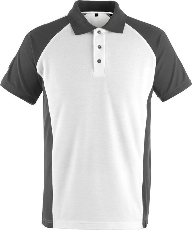 Mascot Unique Poloshirt 50569-961 - wit donkerantraciet