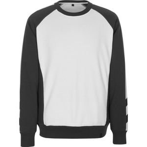 Mascot - Unique Sweatshirt - Wit/Donkeraantraciet - Katoen