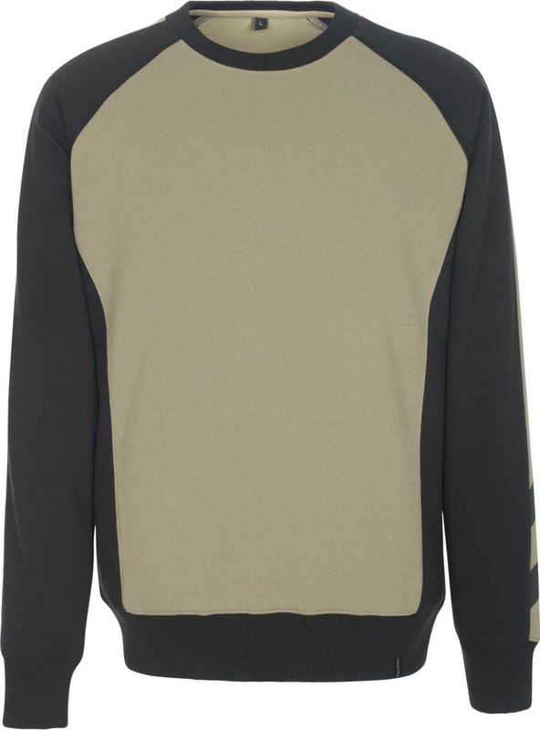 Mascot - Unique Sweatshirt - Lichtkhaki/Zwart - 60% Katoen/40% Polyester