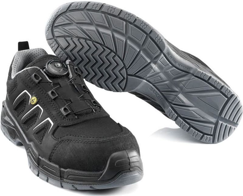 Mascot - F0111-937 Veiligheidsschoenen - Zwart - Composiet Veiligheidsneus - Anti-perforatiezool