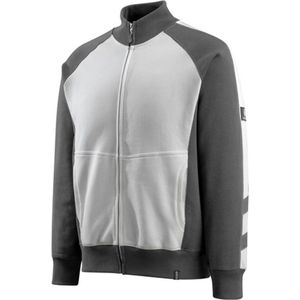 Sweater - Tweekleurig - 60% Katoen/40% Polyester - Deelbare Rits