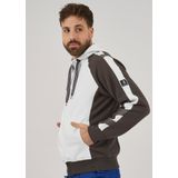 Mascot - Unique Capuchontrui - Zwart/Donkerantraciet - Katoen/Polyester - Moderne Pasvorm