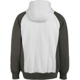 Mascot - 50566-963 - Capuchontrui met Rits - Wit/Donkerantraciet