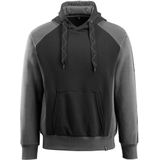 Hoodie - Tweekleurig - Katoen/Polyester - Capuchon met Voering