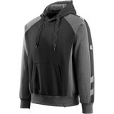 Hoodie - Tweekleurig - Katoen/Polyester - Capuchon met Voering