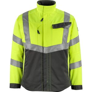 MASCOT® unisex Warnjacke Oxford  warngelb, anthrazit Größe S