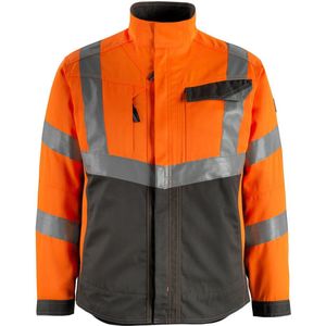 MASCOT® unisex Warnjacke Oxford  warnorange, anthrazit Größe L