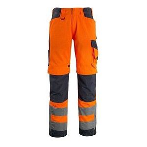 Mascot Safe Supreme Broek met kniezakken 15579-860 - hi-vis oranje/donkermarine
