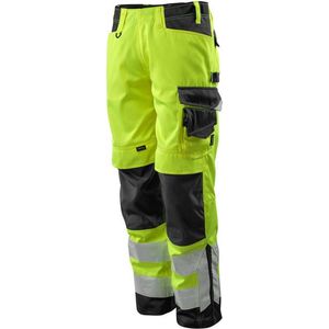Mascot Safe Supreme Broek met kniezakken 15579-860 - hi-vis geel/donkermarine