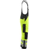 MASCOT® unisex Warnschutz-Latzhose Newcastle gelb, schwarz Größe 56