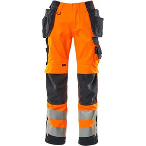Mascot Safe Supreme Broek met spijkerzakken 15531-860 - hi-vis oranje/donkermarine
