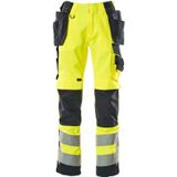 MASCOT® unisex Warnschutzhose Wigan  gelb, schwarz Größe 68