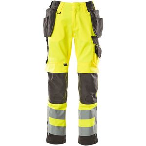 Mascot Safe Supreme Broek met spijkerzakken 15531-860 - hi-vis geel/donkerantraciet