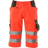 Mascot - Safe Supreme Shorts - Hi-Vis Rood/Donkerantraciet - 65% Polyester/35% Katoen