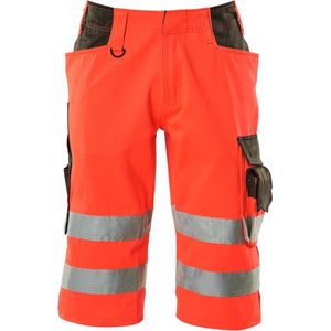 Mascot - Safe Supreme Shorts - Hi-Vis Rood/Donkerantraciet - 65% Polyester/35% Katoen