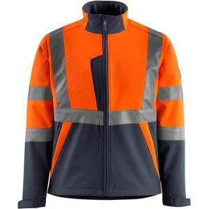 MASCOT® unisex Warnjacke Kiama  orange, schwarzblau Größe 3XL